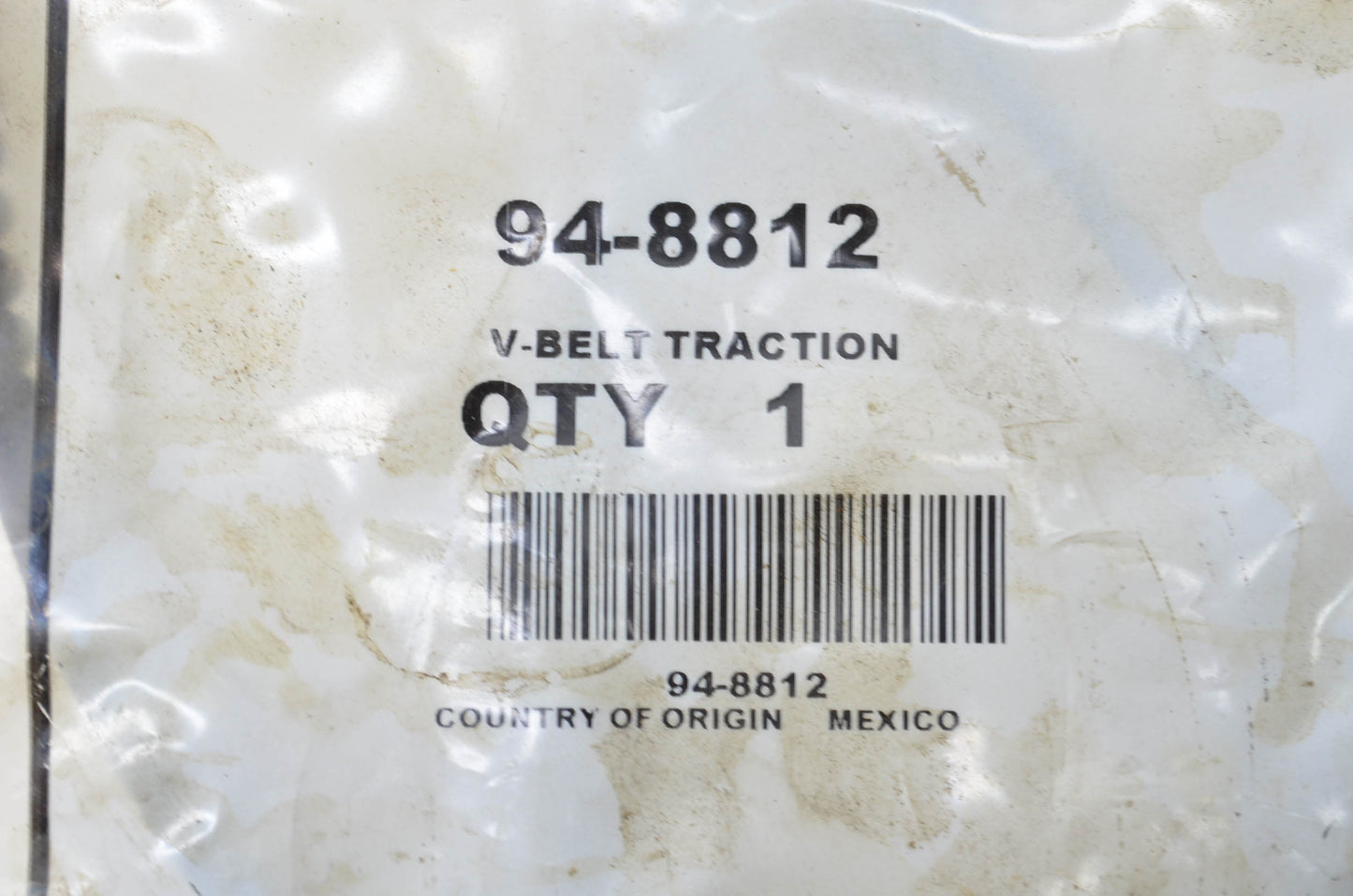 New OEM Toro 94-8812 Traction V-Belt NOS