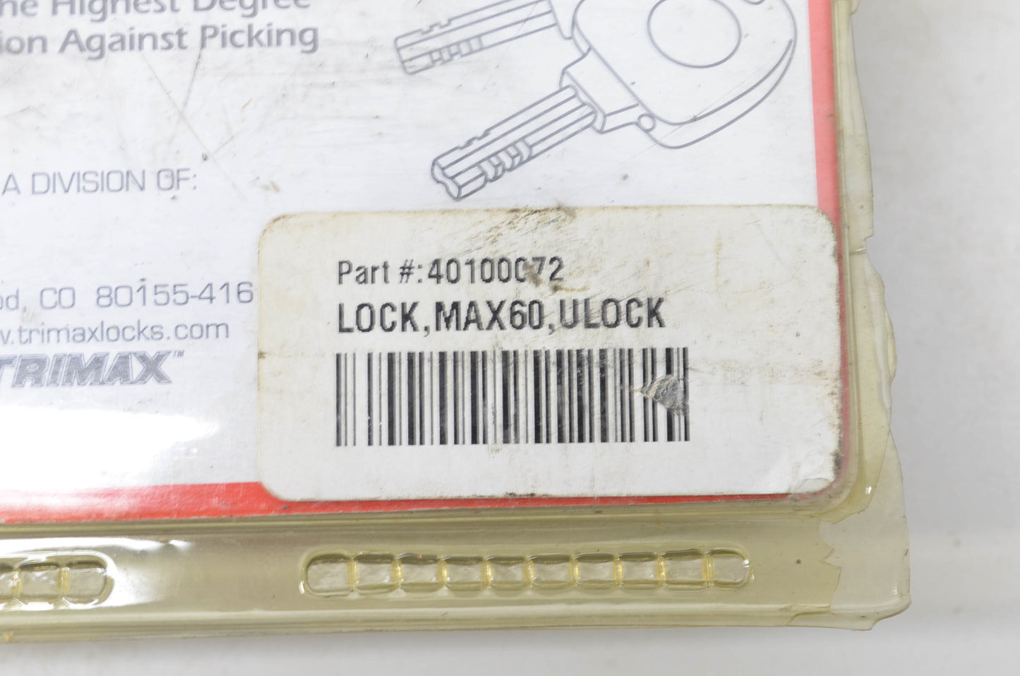 New Trimax MAX60 Multipurpose Disc & Cable Lock NOS