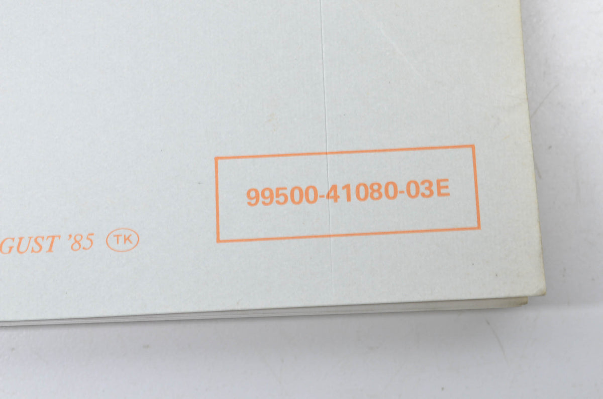 OEM Suzuki 99500-41080-03E DR125 1986-88 Service Manual