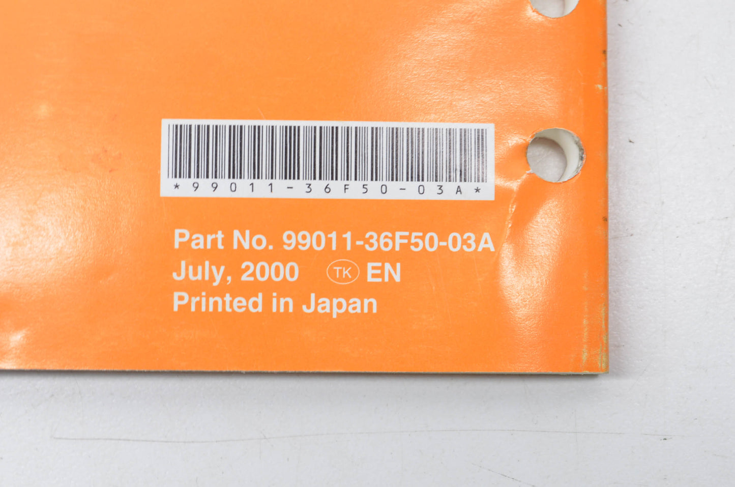 OEM Suzuki 99011-36F50-03A Owner's & Service Manual RM125K1 20