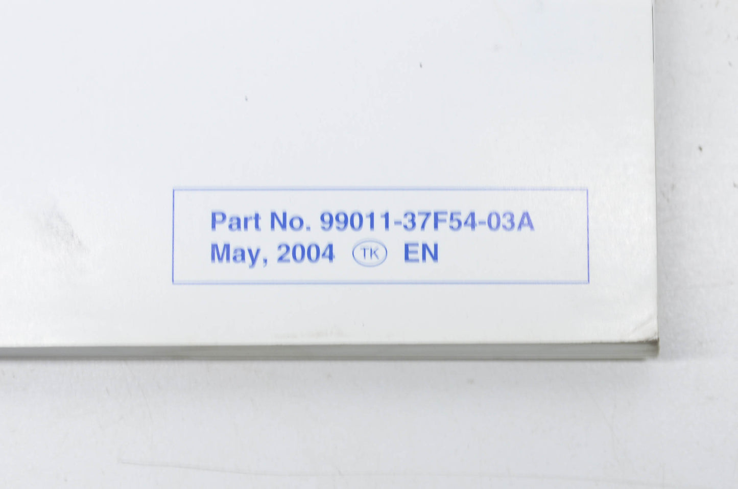 OEM Suzuki 99011-37F54-03A Owner's & Service Manual RM250K5 20