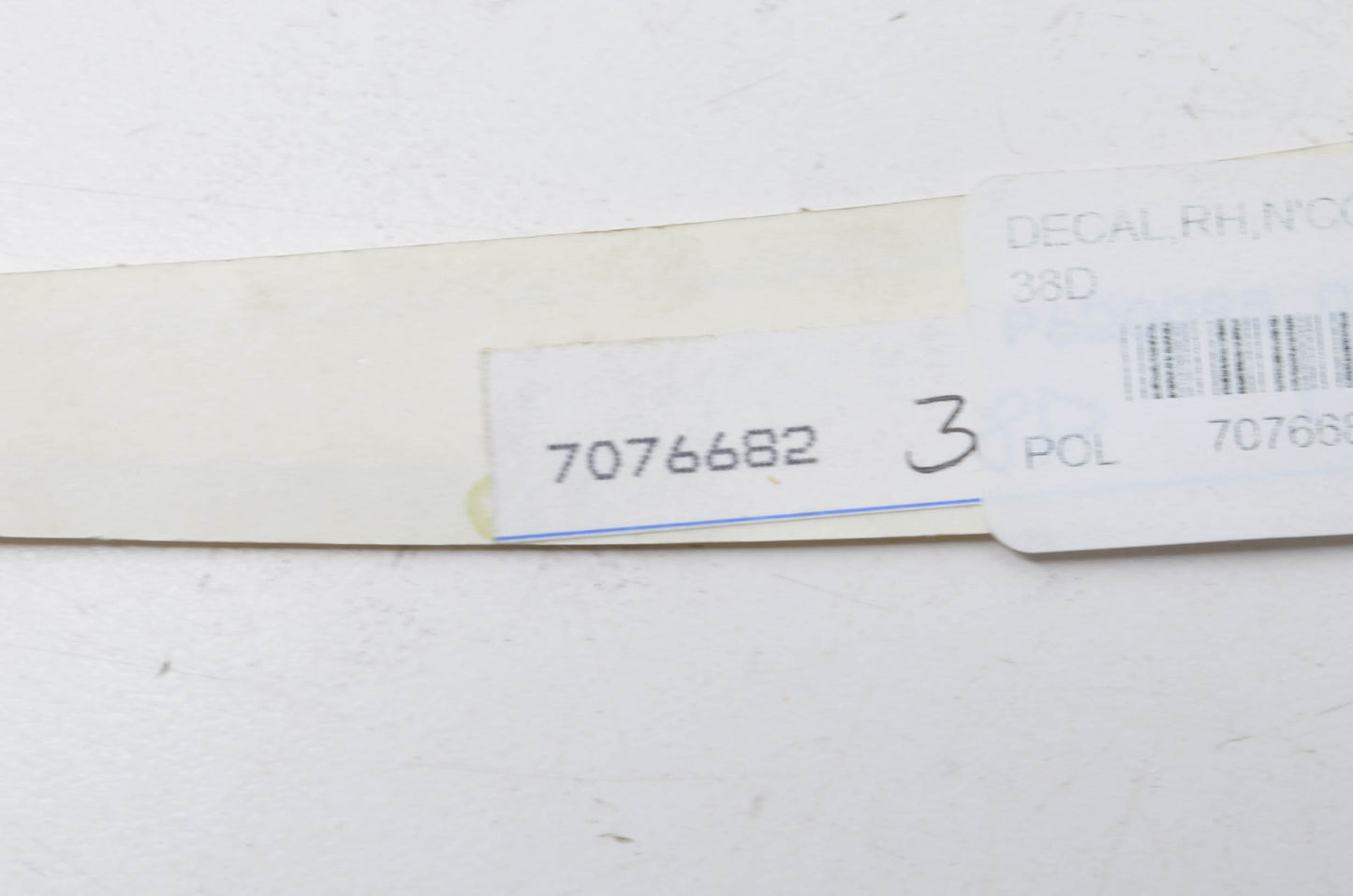 New OEM Polaris 1997-1998 440 XCR Right Cone Top Decal NOS
