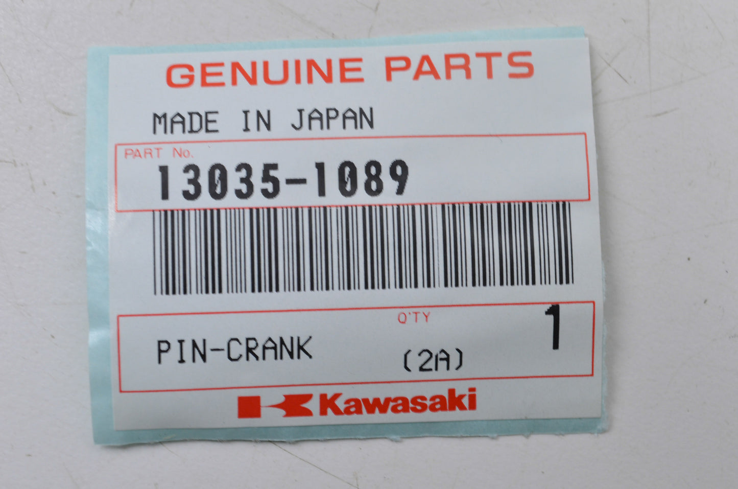 OEM Kawasaki 13035-1089 Crank Pin NOS