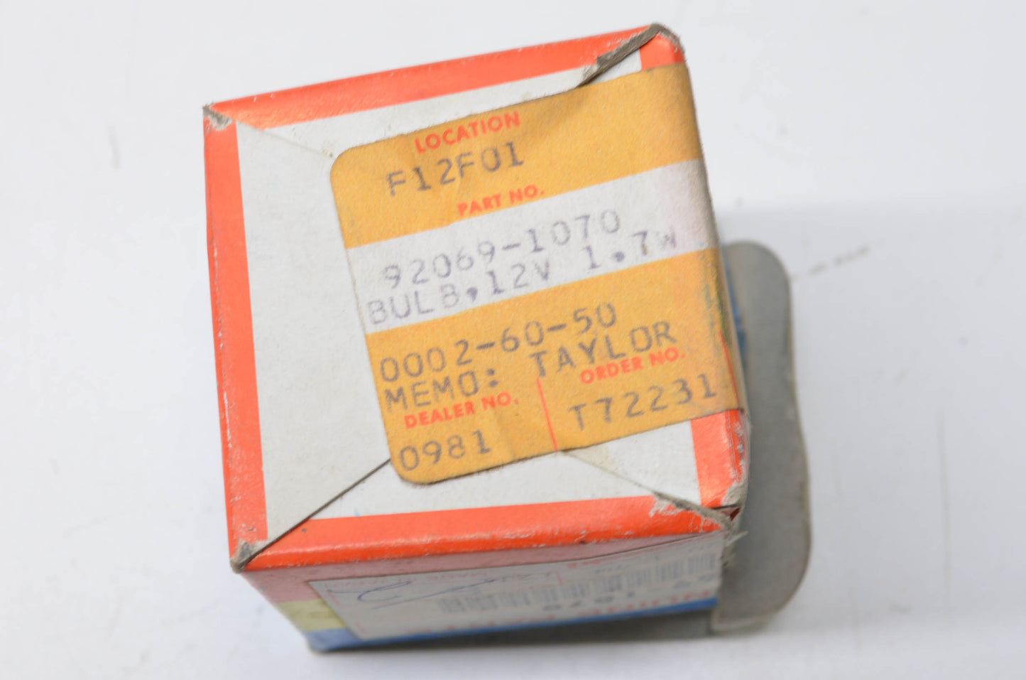 OEM Kawasaki 92069-1070 Bulb 12V 1.7W NOS