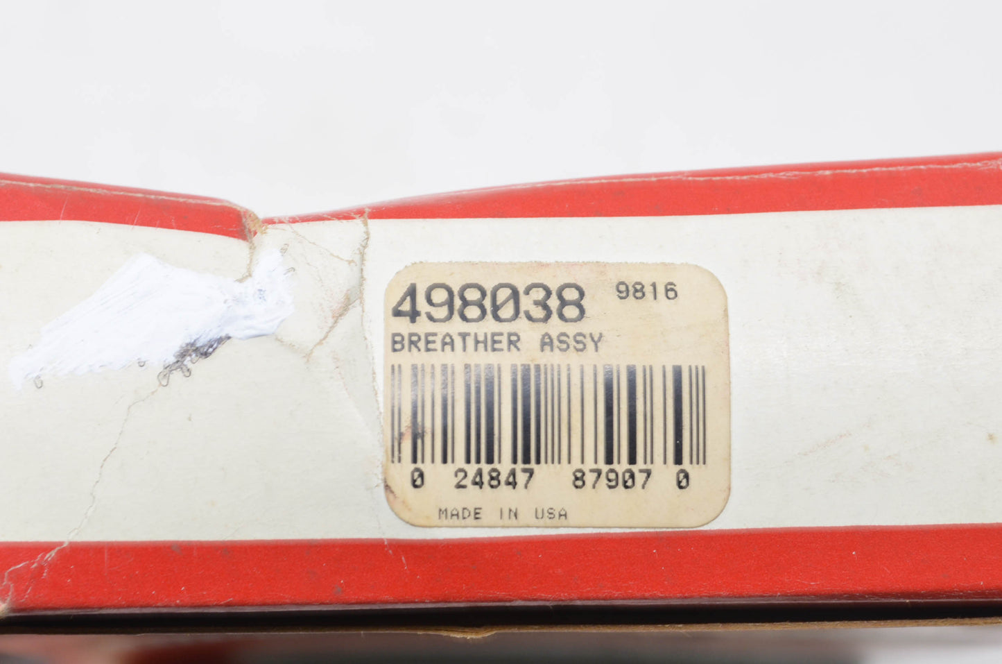 OEM Briggs & Stratton 498038 Breather Kit NOS