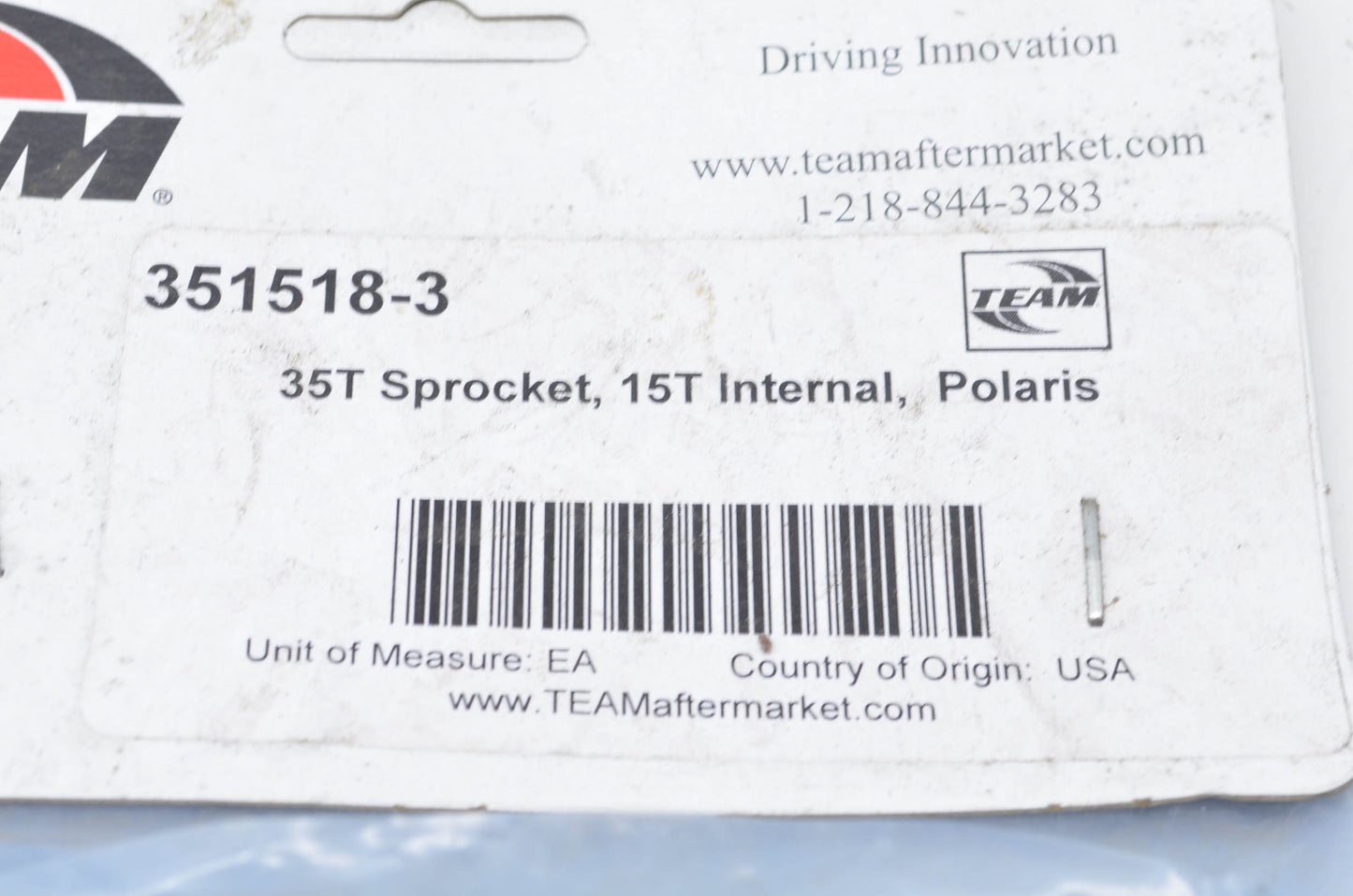 Team 351518-3 35T Silent Chain Case Sprocket NOS