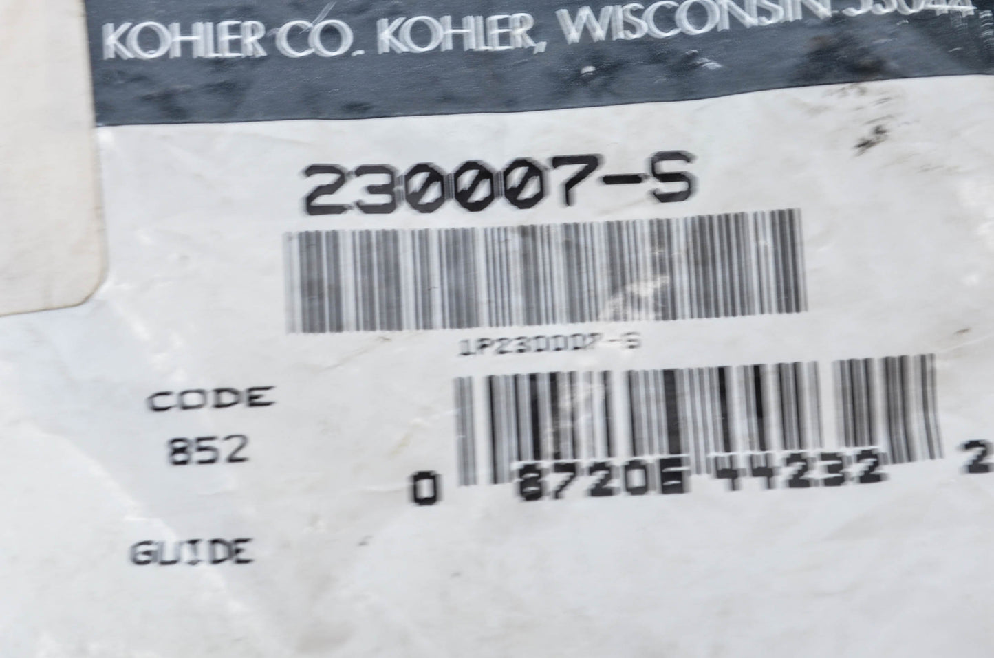 New OEM Kohler Valve Guide NOS