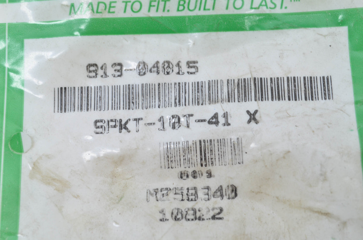 MTD 913-04015, SPKT-10T-41 X Sprocket 10T NOS