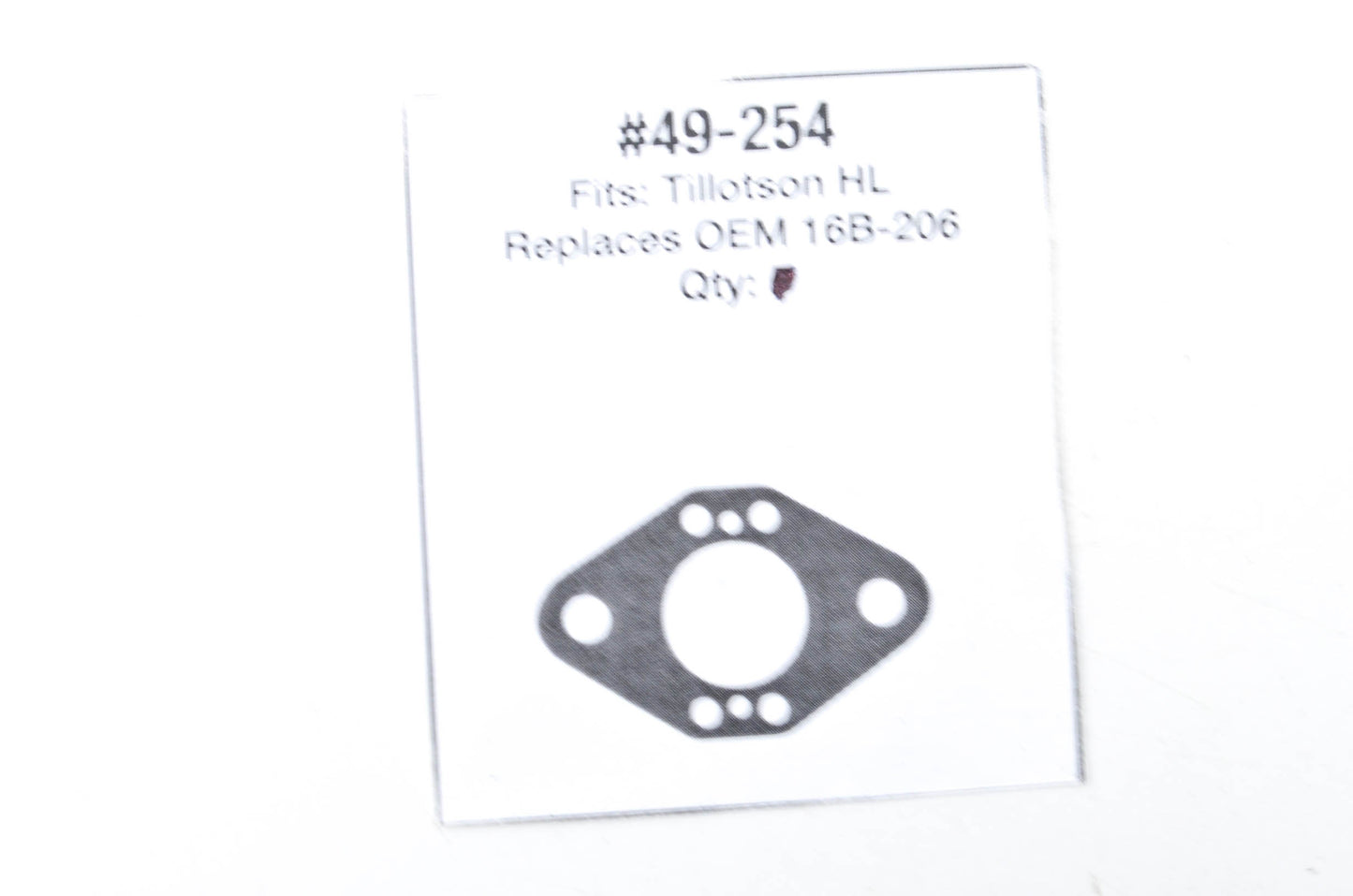 Oregon 49-254, 16B-206 Tillotson HL Gasket NOS