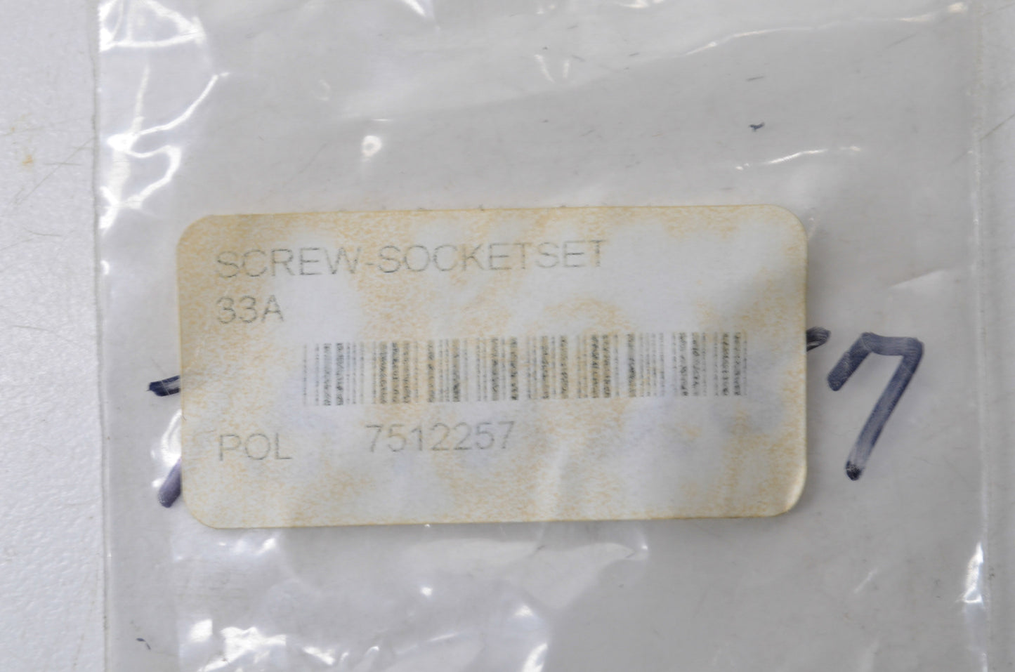 OEM Polaris 7512257 Socket Screw Qty 3 NOS