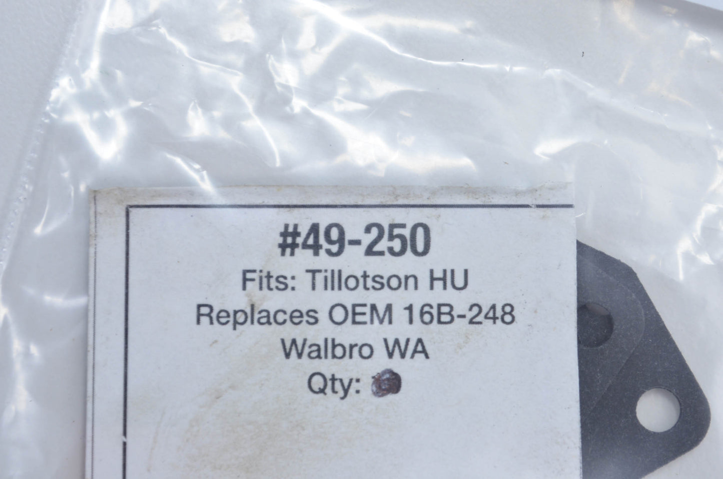 Oregon 49-250, 16B-248, 08-010 Tillotson HU Intake Gasket Qty 3 NOS