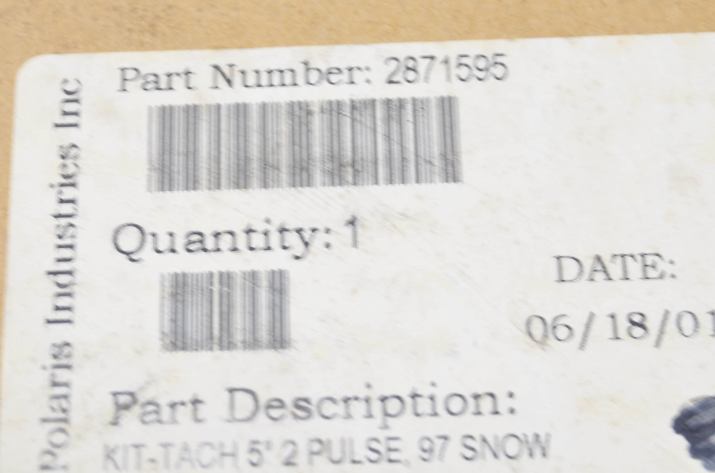 New OEM Polaris Tachometer NOS