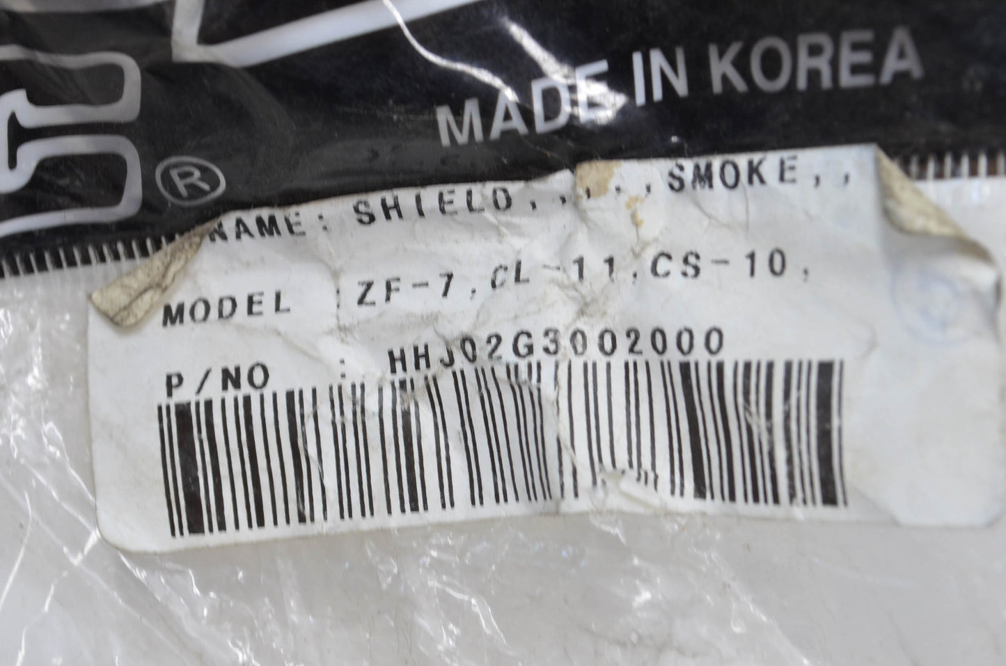 New HJC ZF-7, CL-11, CS-10 Smoke Face Shield Lens NOS