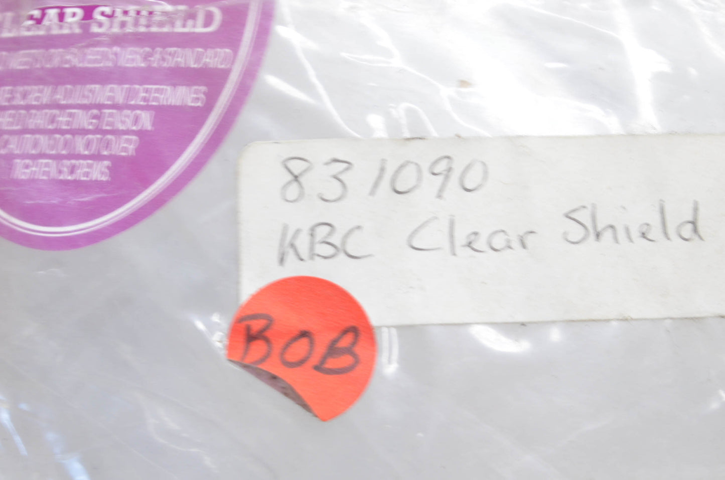 New KBC Clear Face Shield NOS