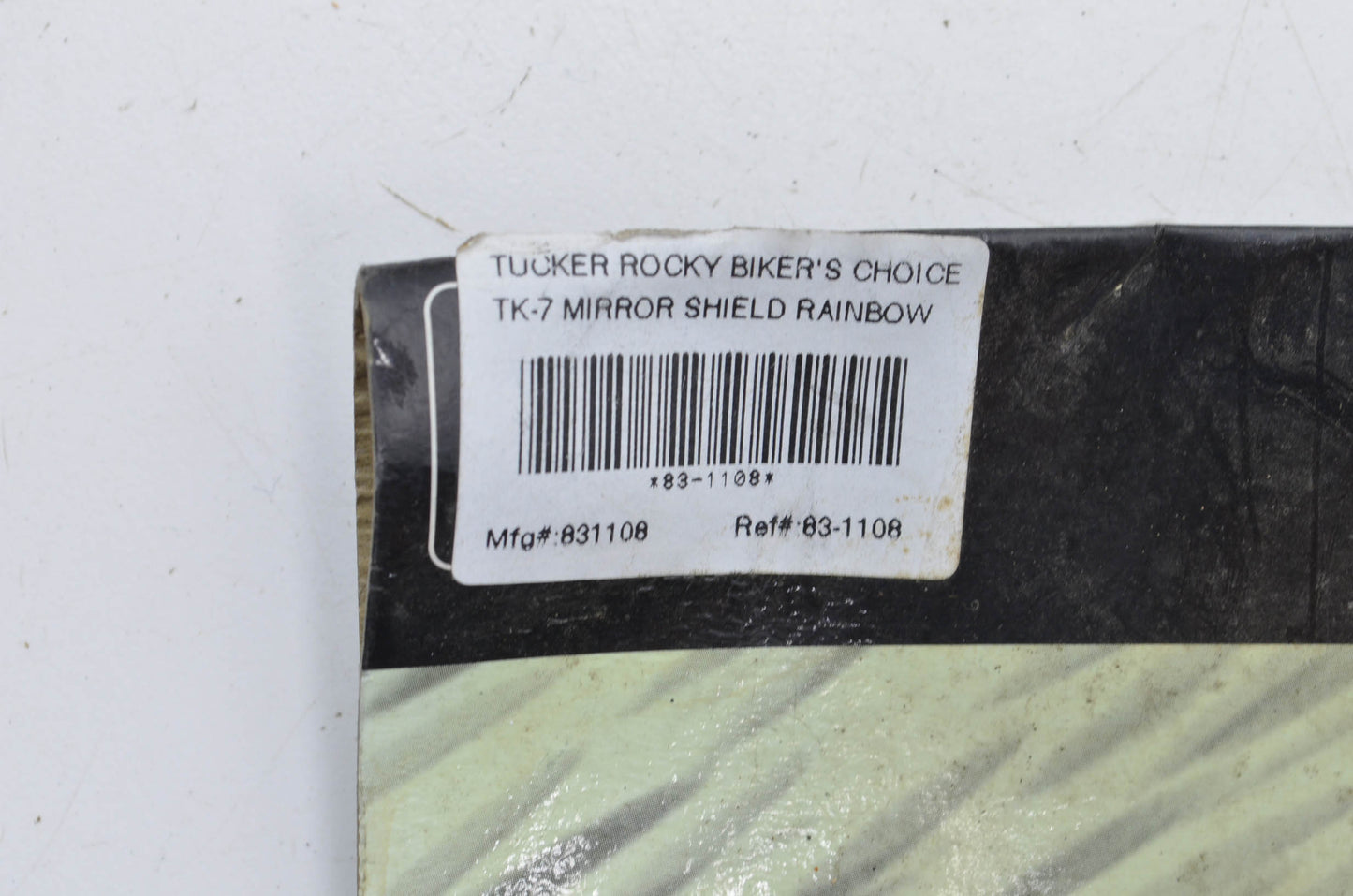 New KBC TK-7 Rainbow Scratch Resistant Face Shield NOS