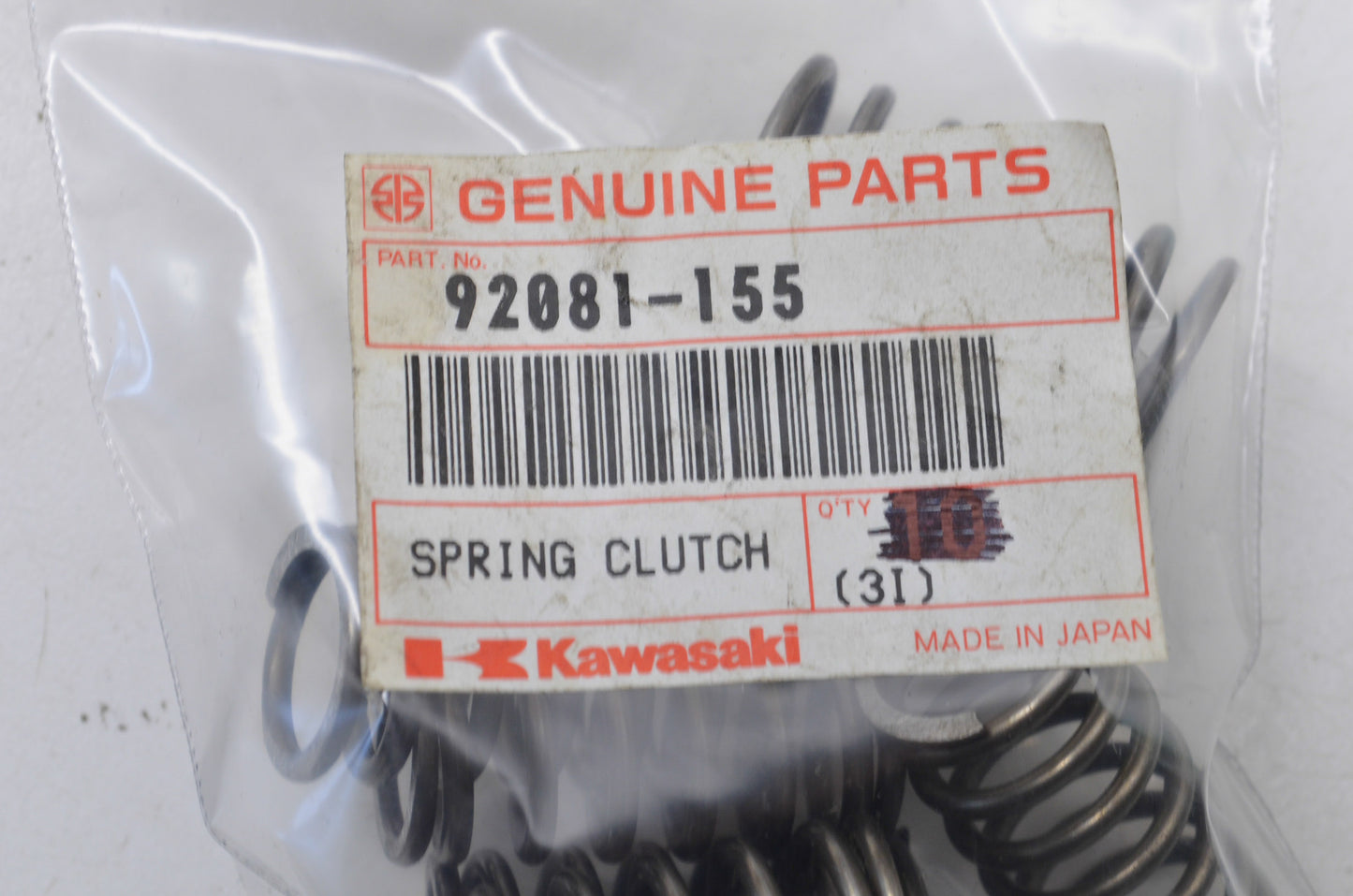 OEM Kawasaki 92081-155 Clutch Spring NOS
