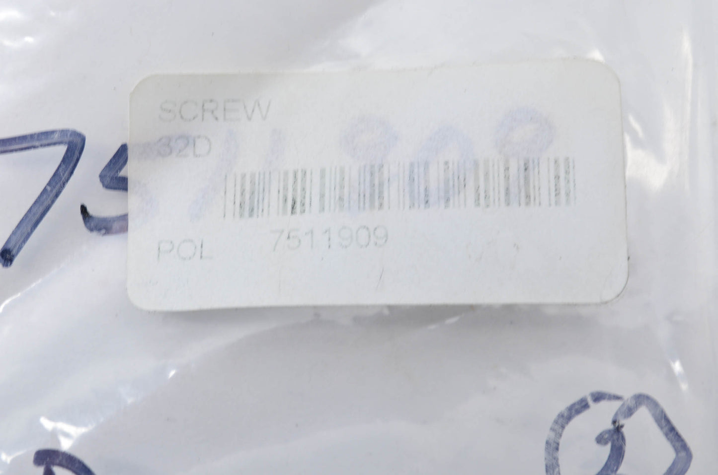 OEM Polaris 7511909 Screw Qty 2 NOS