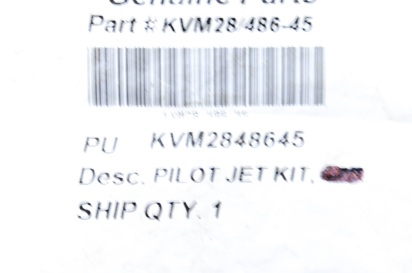 Mikuni KVM28/486-45 Pilot Jet #45 NOS