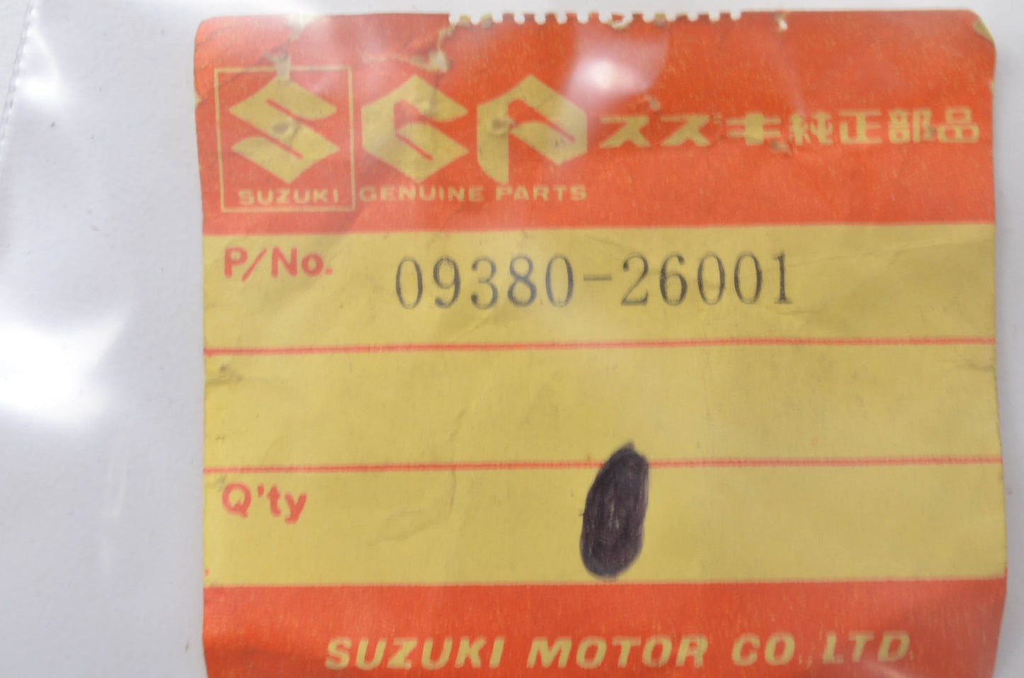 OEM Suzuki 09380-26001 Circlip Qty 2 NOS