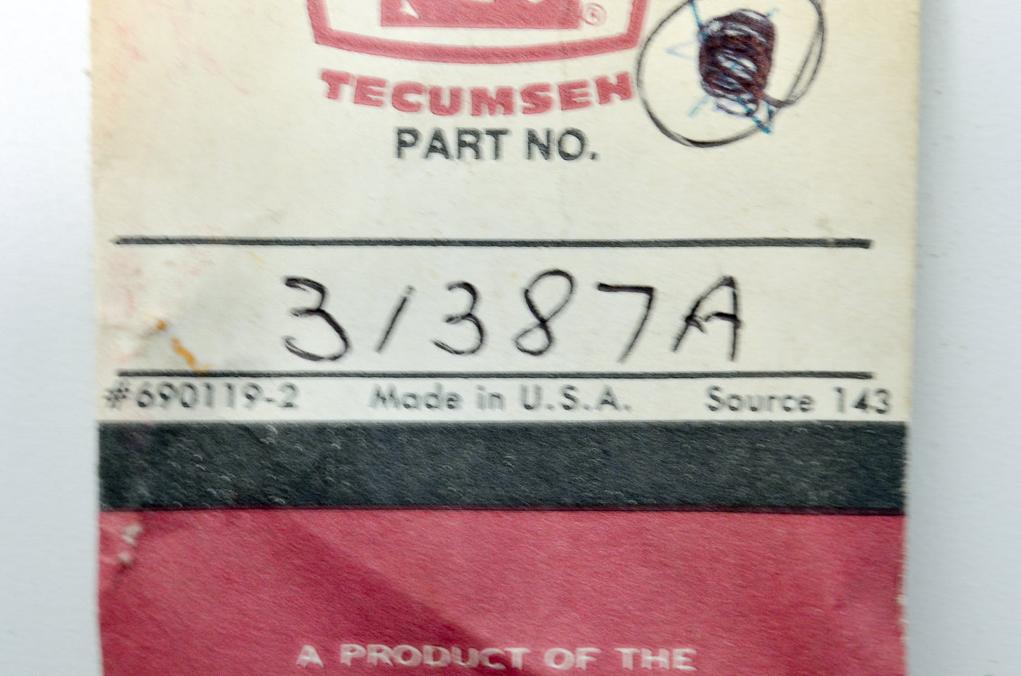 Tecumseh 31387A Governor Link QTY 2 NOS