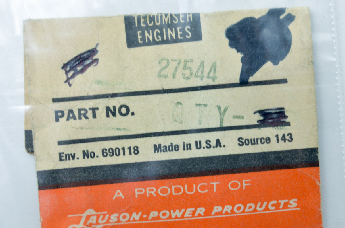 Tecumseh 27544 O-Ring QTY 2 NOS