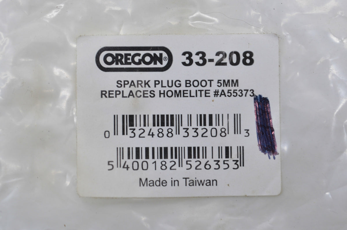 Oregon 33-208 5 Mm Spark Plug Boot W/ Spring NOS