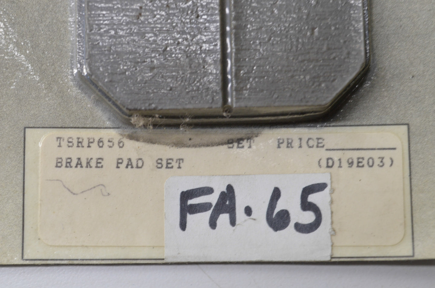 Tufstop TSRP656 FA65 Brake Pad Kit NOS