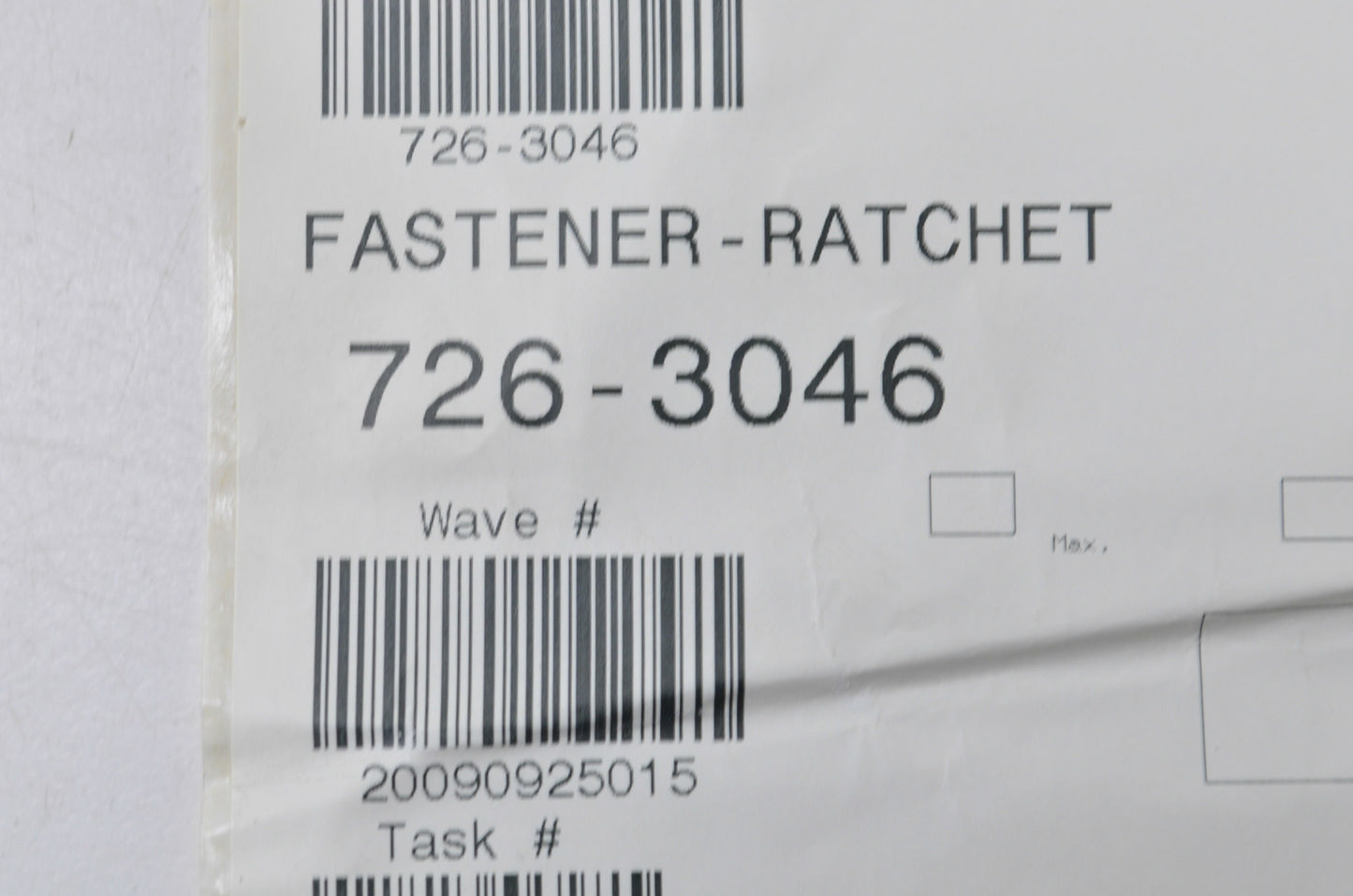 Ratchet Fastener Qty 2 NOS