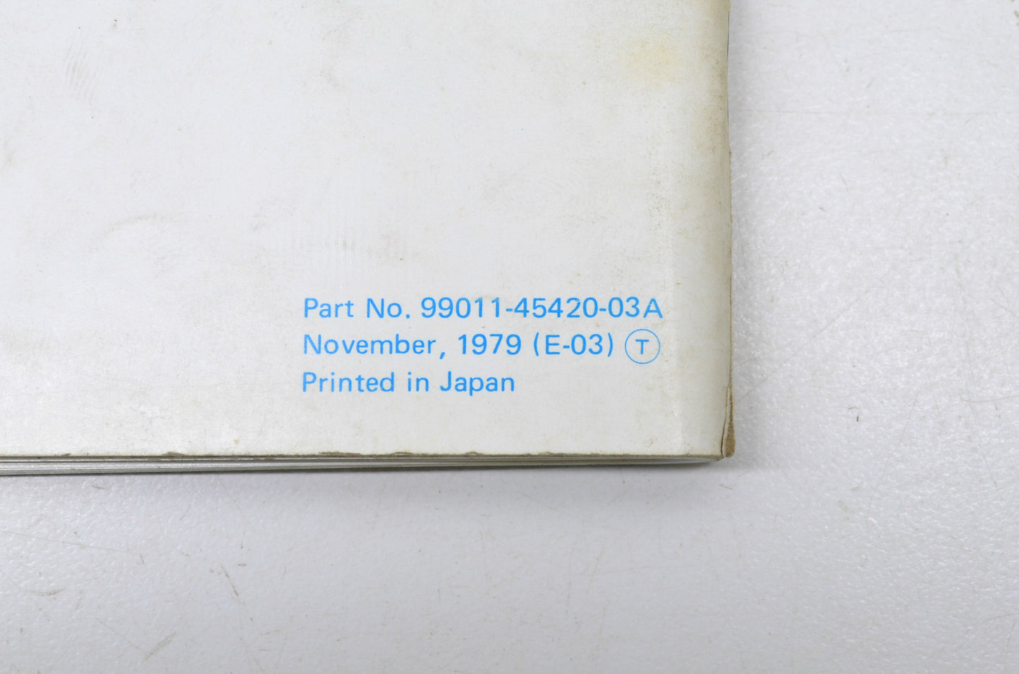 OEM Suzuki GS750E Owner's Manual