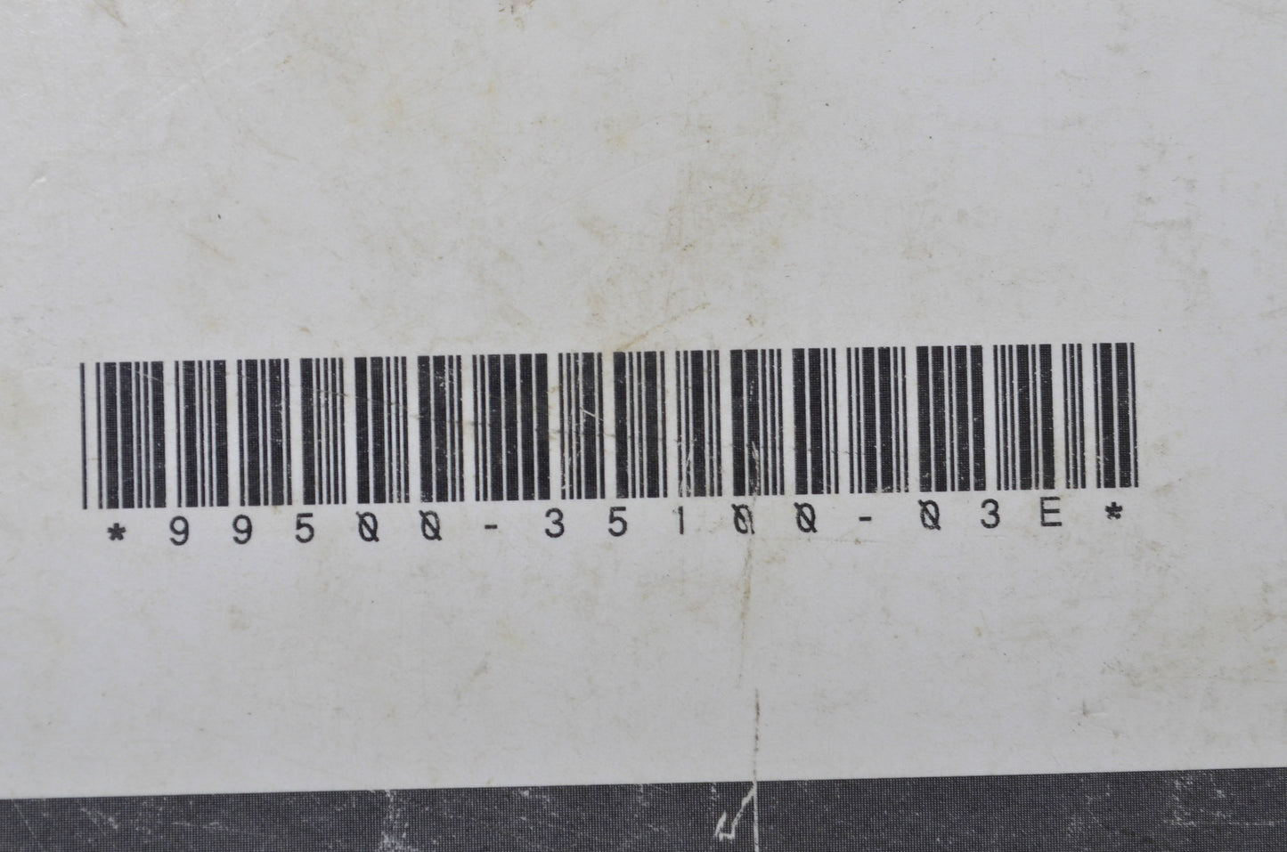 OEM Suzuki 99500-35100-03E GSX-R600 Service Manual