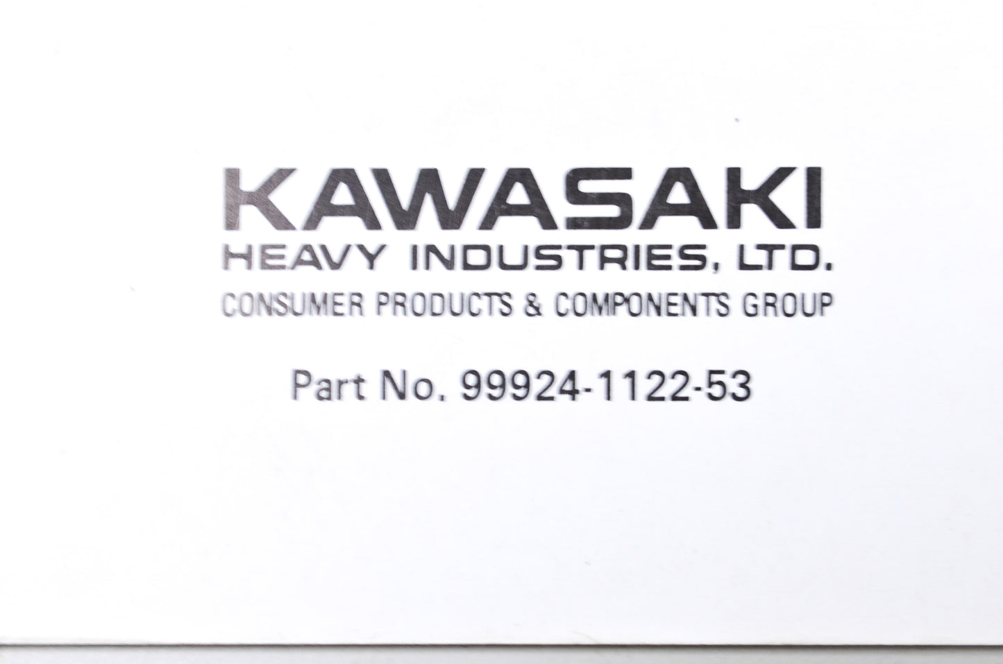 OEM Kawasaki 99924-1122-53 Service Manual Supplement JF650B NOS