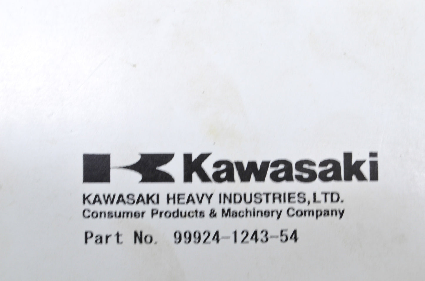 OEM Kawasaki 99924-1243-54 Service Manual Supplement KVF400