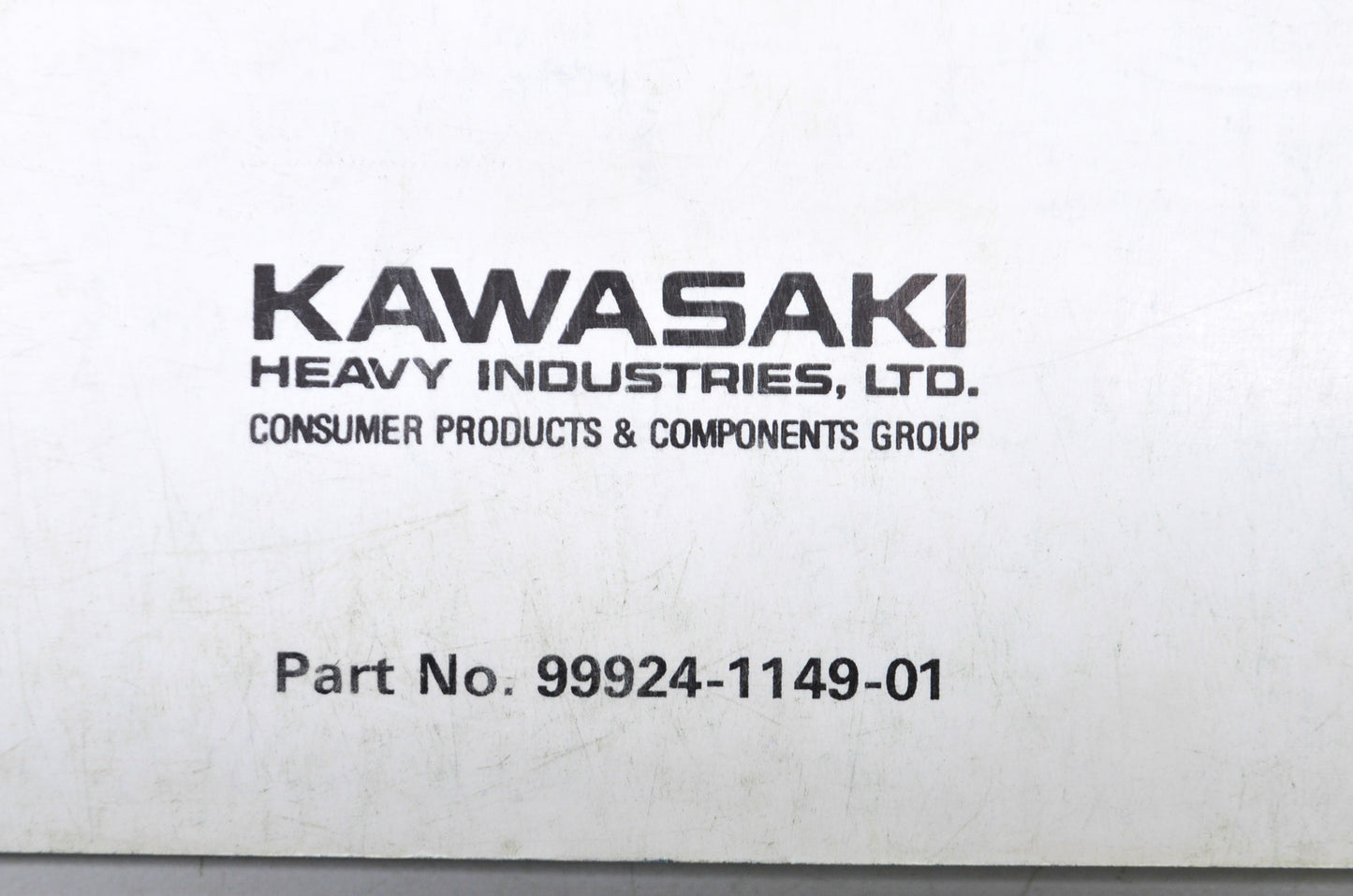 OEM Kawasaki 99924-1149-01 Service Manual JL650A