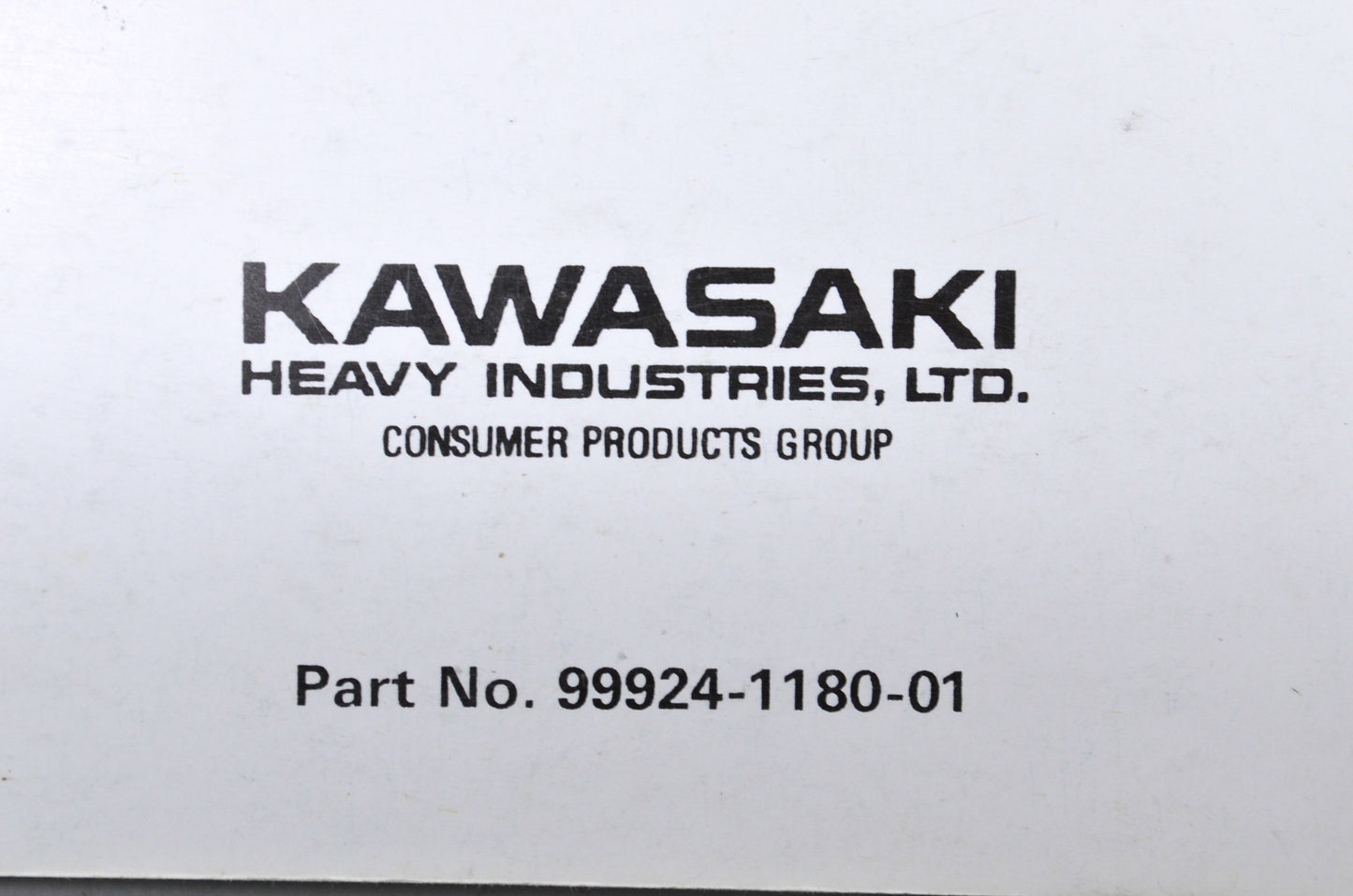 New OEM Kawasaki 1994 Jet Ski XiR Base Manual Watercraft Service Manual NOS