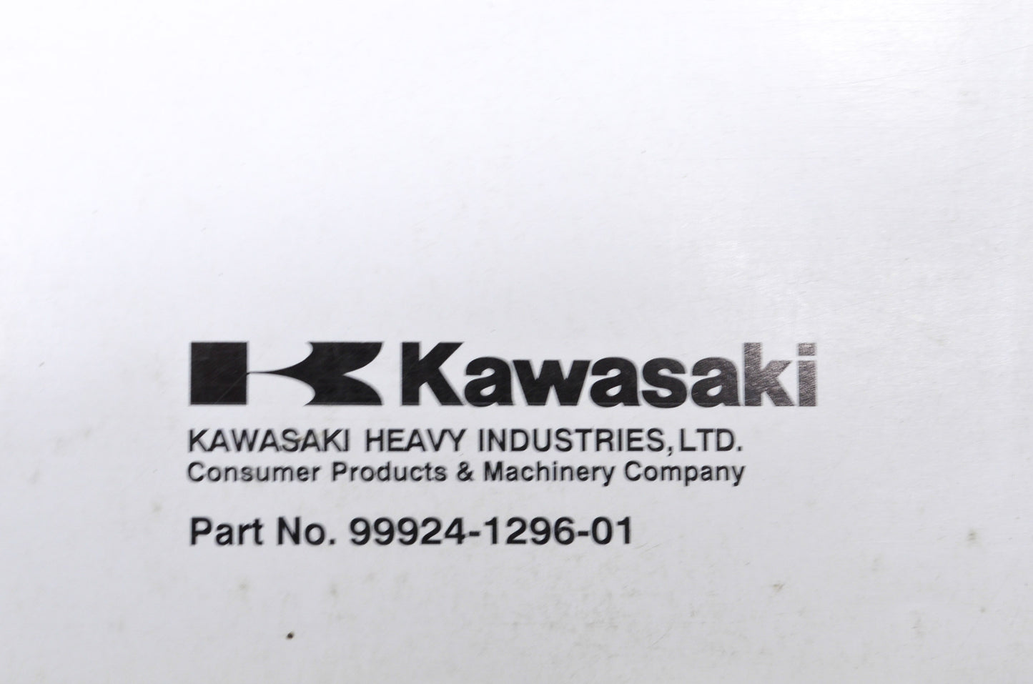 OEM Kawasaki 99924-1296-01 Service Manual KSF80