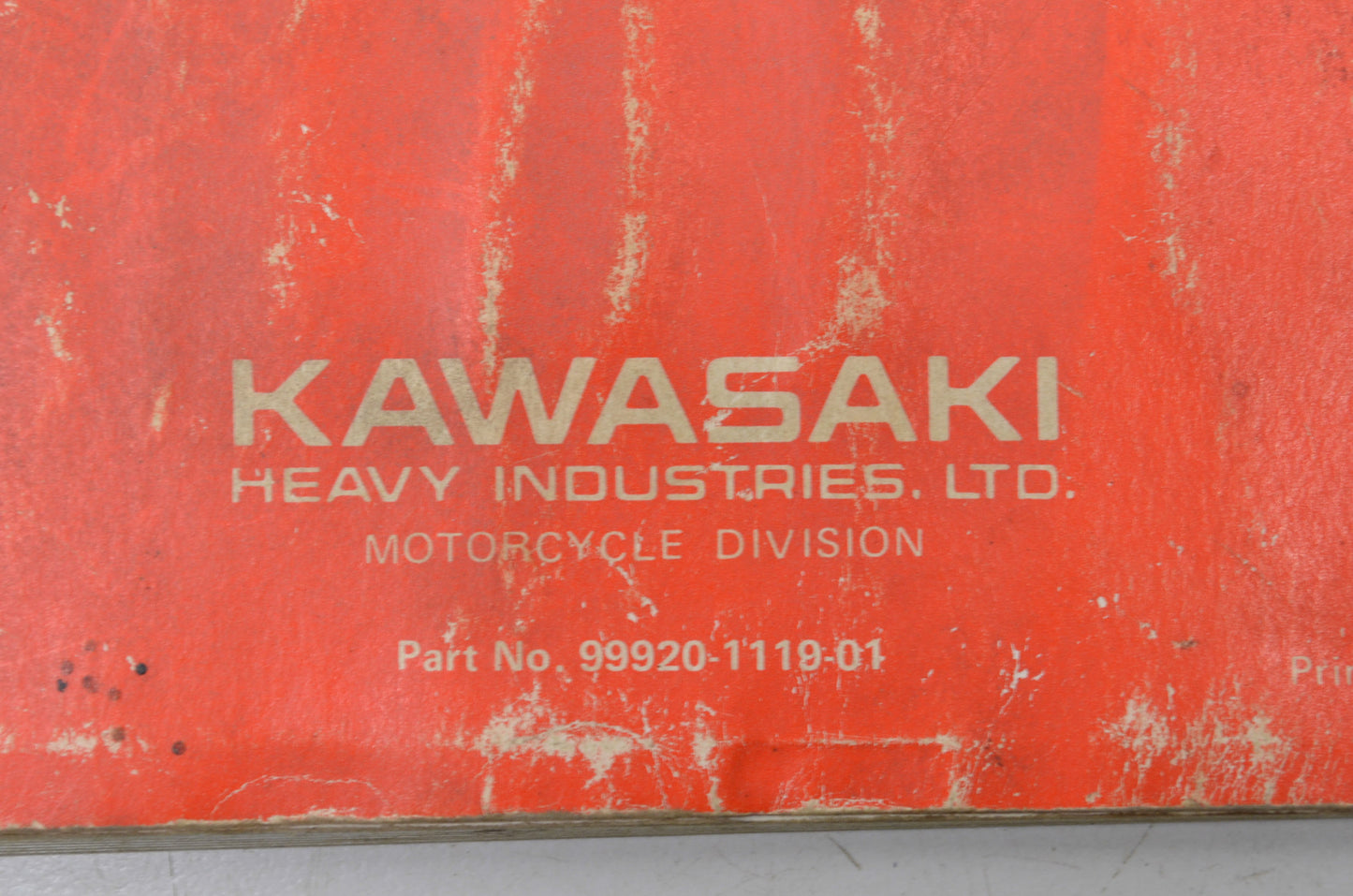 OEM Kawasaki 99920-1119-01 Owner's Manual KE100A10