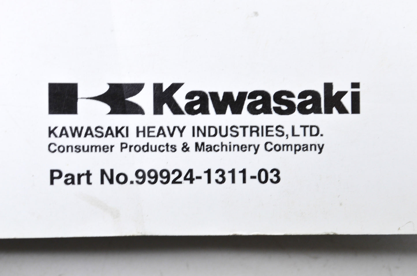 OEM Kawasaki 99924-1311-03 Service Manual ZX600K/ZX636B