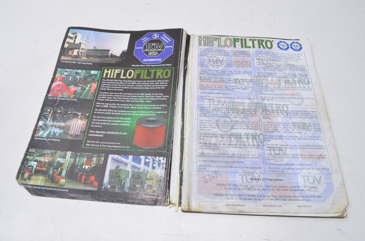 Hiflofiltro Application Guide 2010