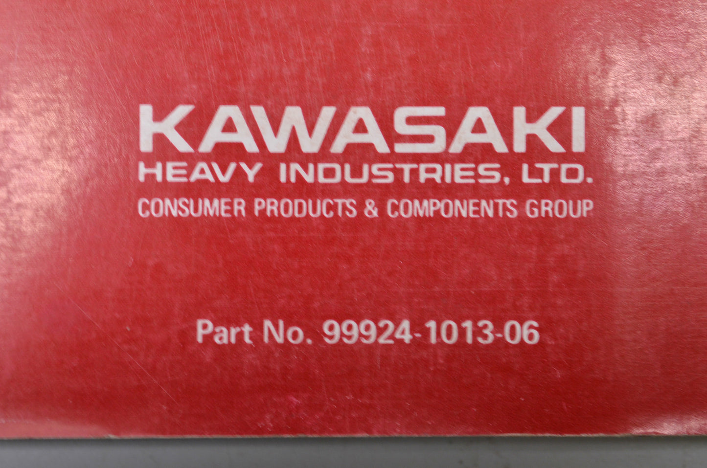 OEM Kawasaki 99924-1013-06 Service Manual KZ750B/G/M