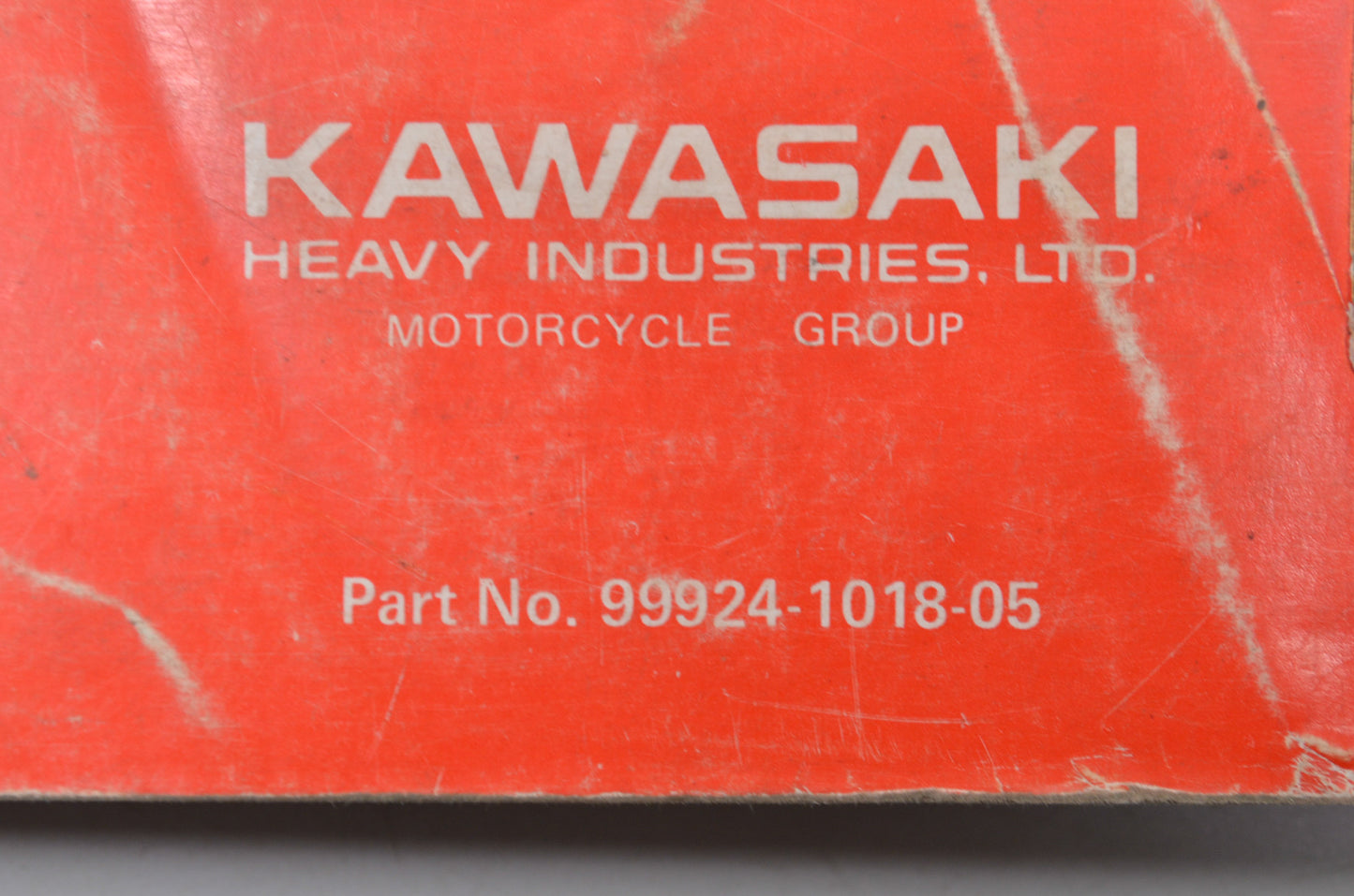 OEM Kawasaki 99924-1018-05 Service Manual KZ550A/C/D/H