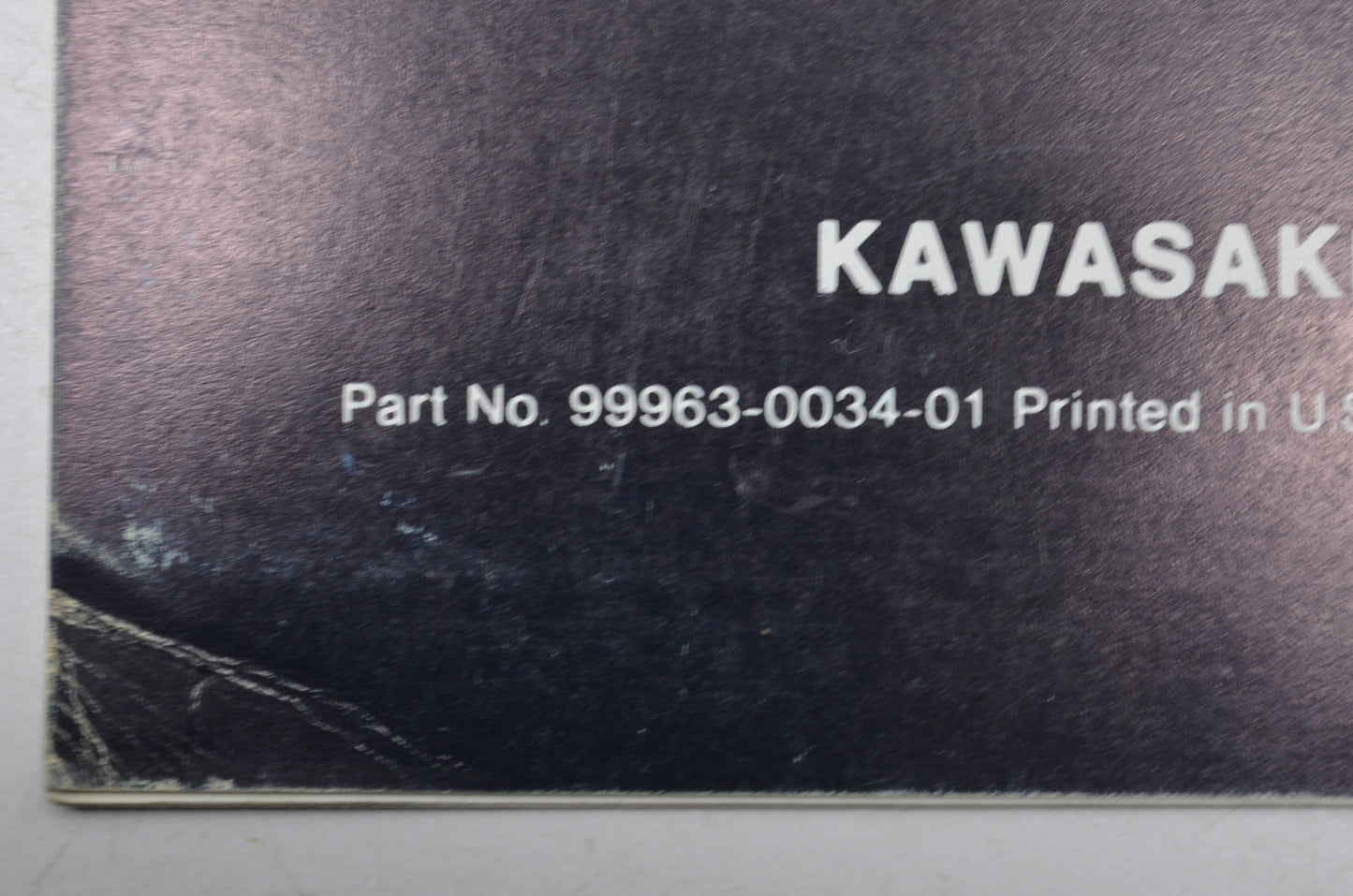 OEM Kawasaki 99963-0034-01 Service Manual Supplement KZ1000B4 NOS