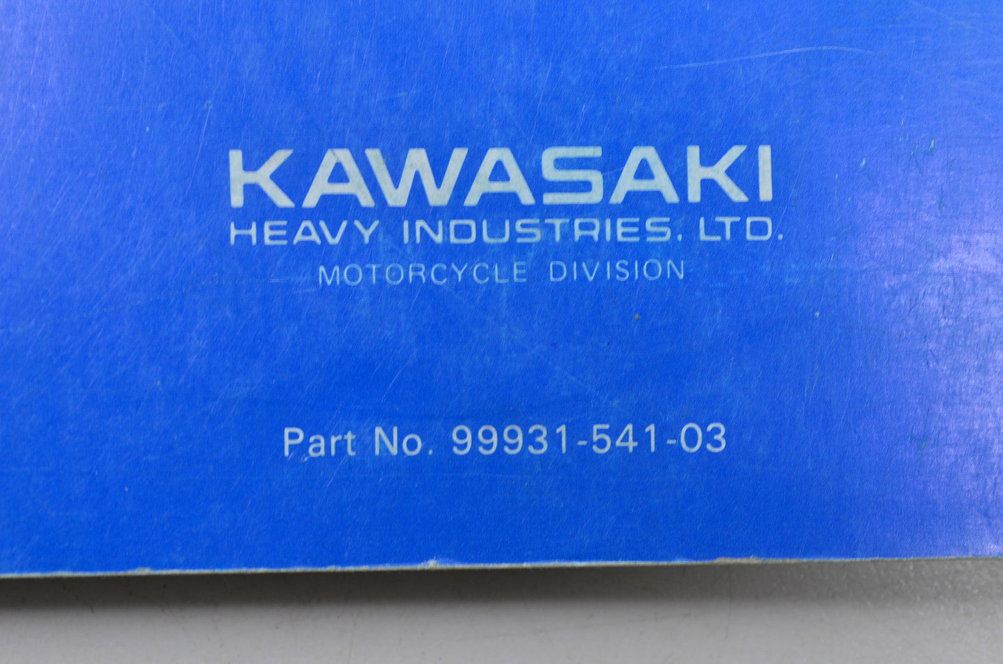OEM Kawasaki 99931-541-03 Service Manual KZ200