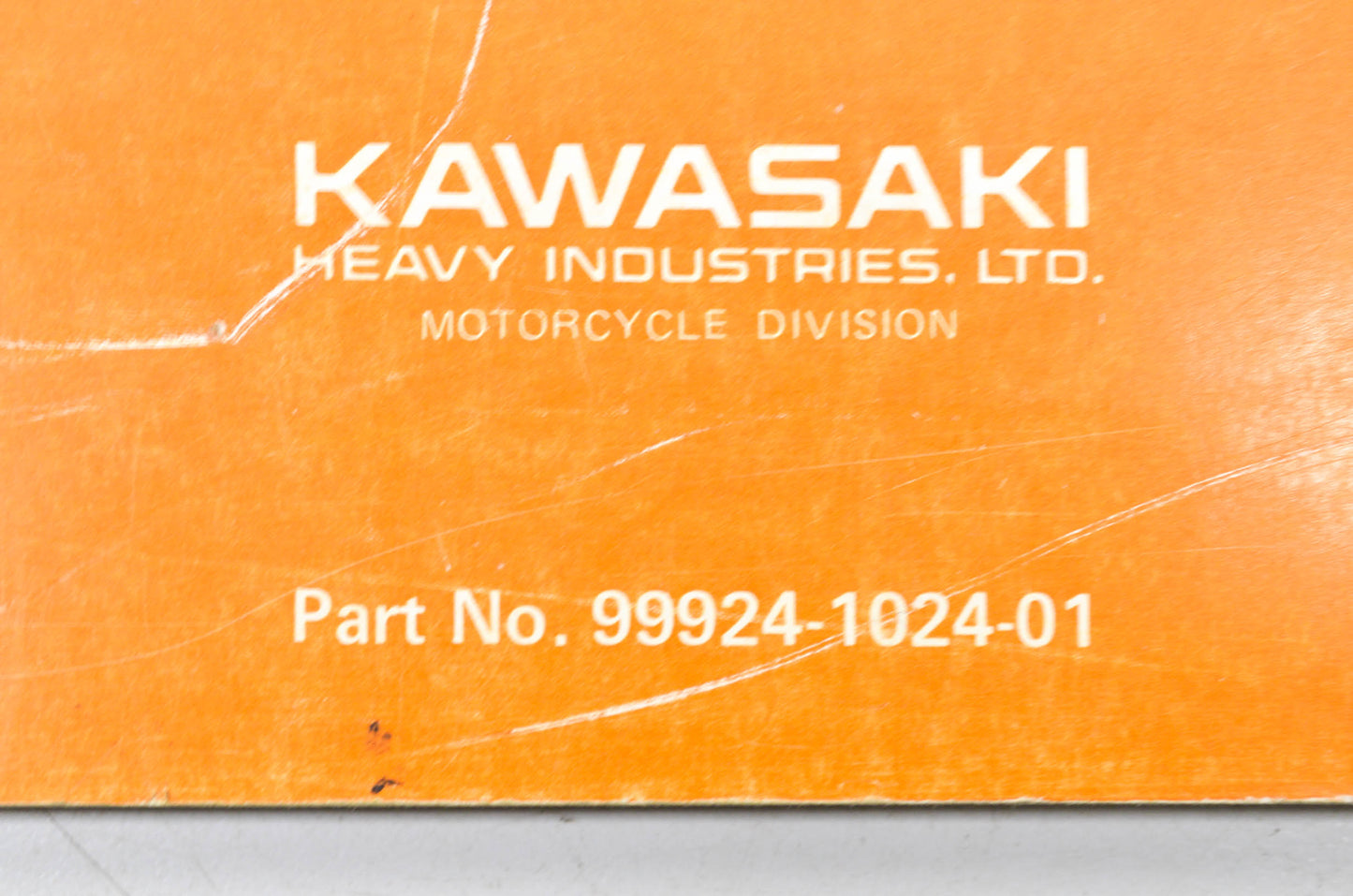 OEM Kawasaki 99924-1024-01 Service Manual KL250A3/B/C