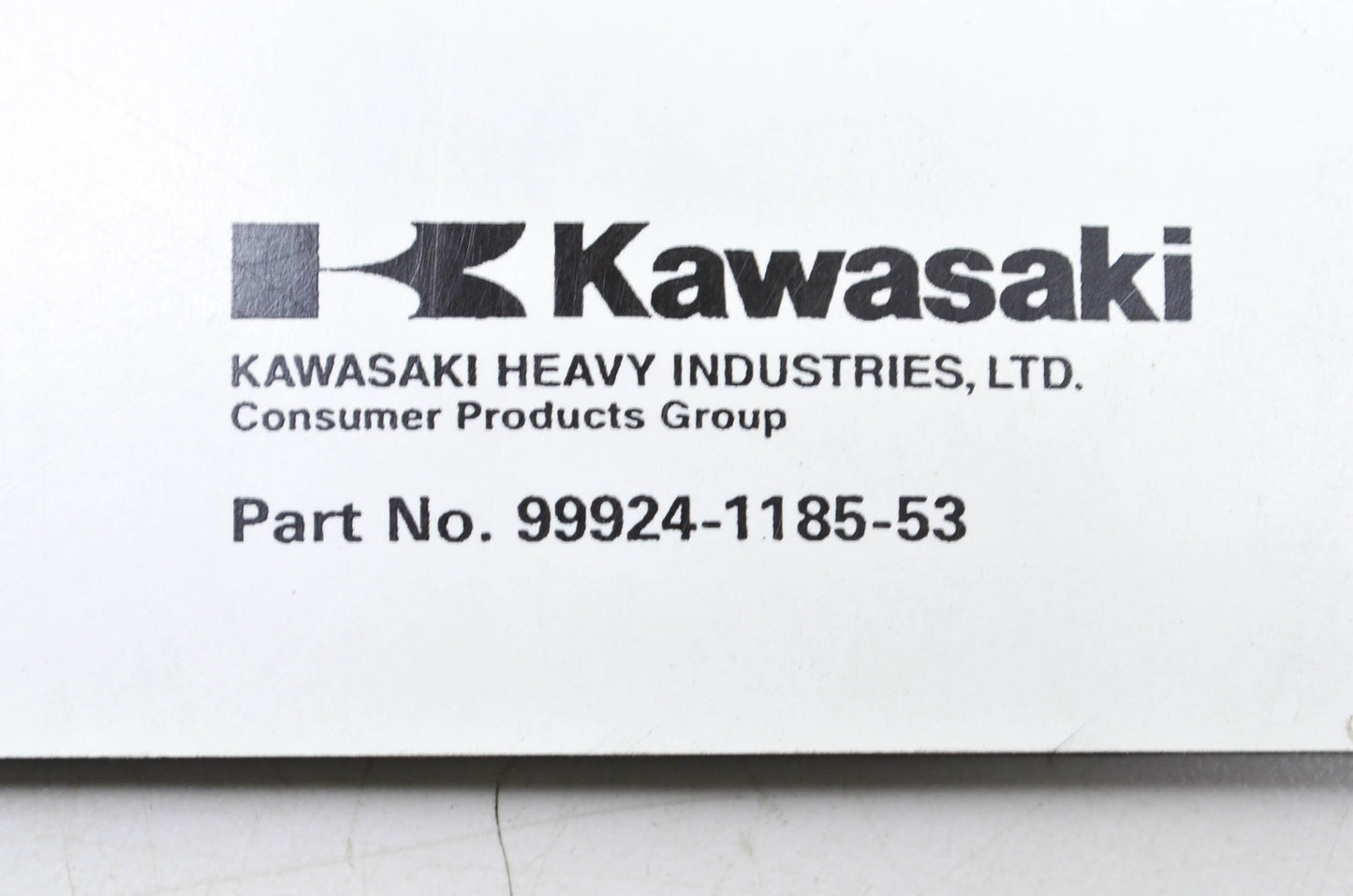 OEM Kawasaki 99924-1185-53 Service Manual Supplement ZL600B NOS