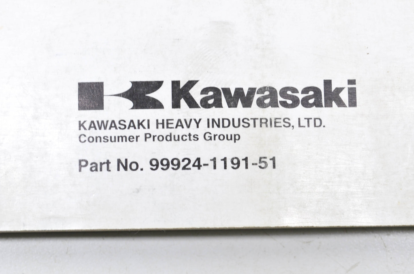 OEM Kawasaki 99924-1191-51 Service Manual Supplement VN1500D/E