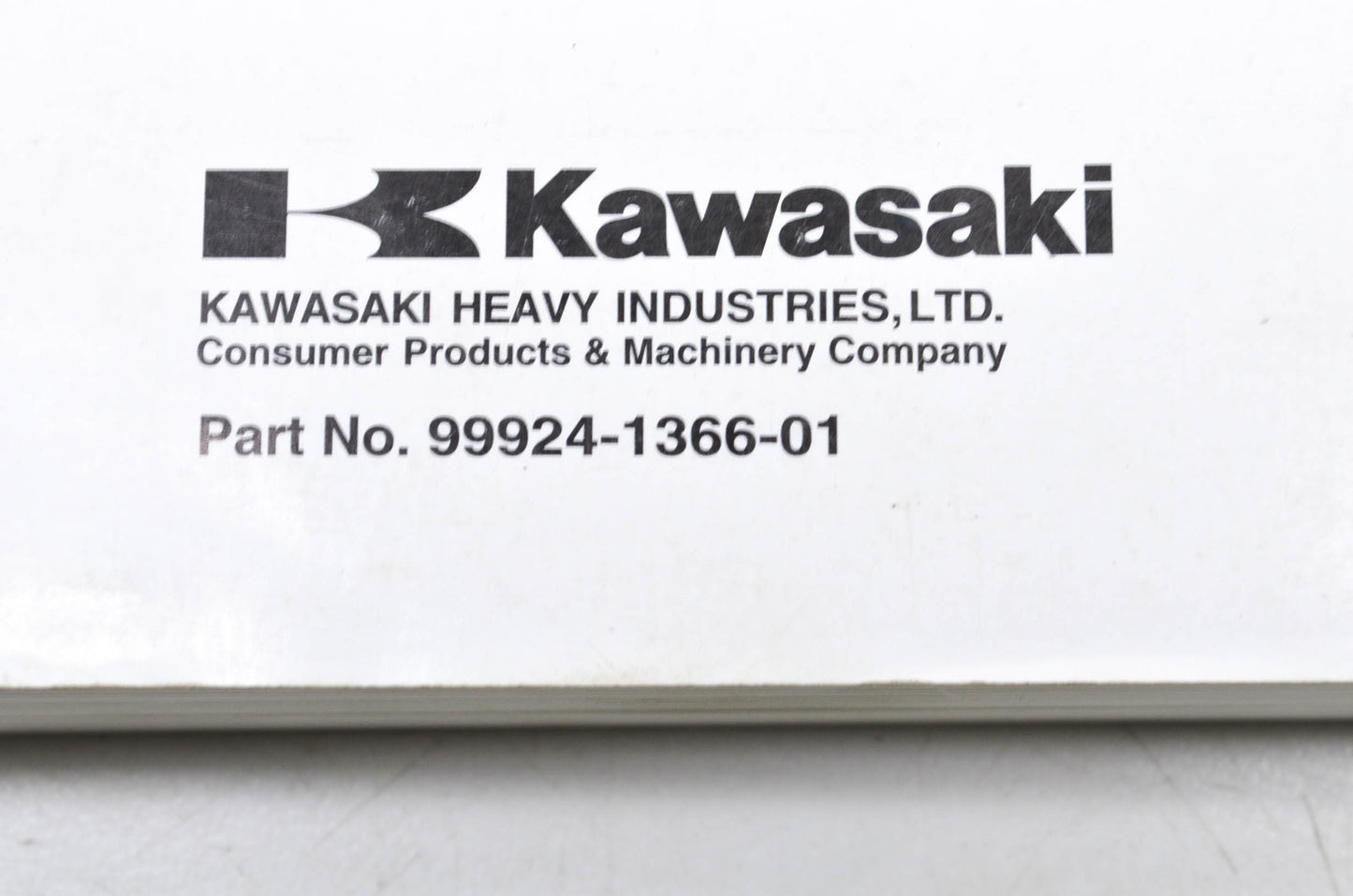 OEM Kawasaki 99924-1366-01 Service Manual VN900B