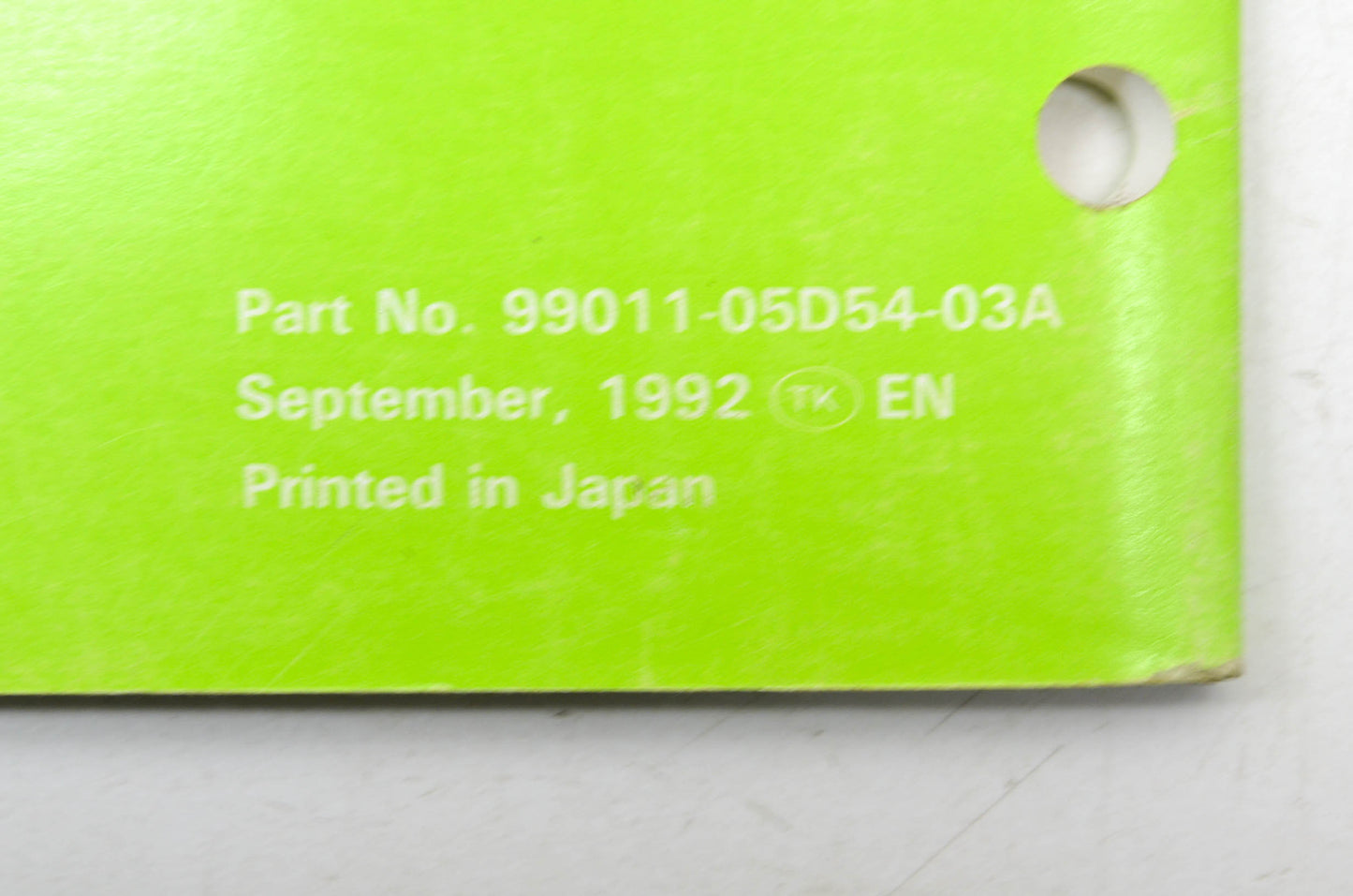 OEM Suzuki 99011-05D54-03A RMX250 Owner's Service Manual