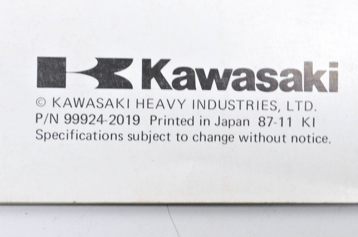 OEM Kawasaki 99924-2019 Service Manual GA550A/GD550A