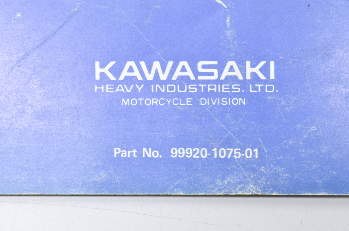 OEM Kawasaki 99920-1075-01 Owner's & Service Manual KLX250A2