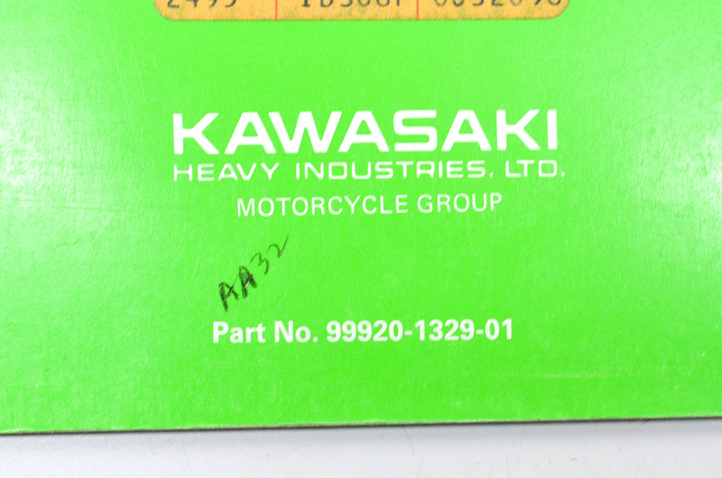 OEM Kawasaki 99920-1329-01 Owner's & Service Manual KX60B3